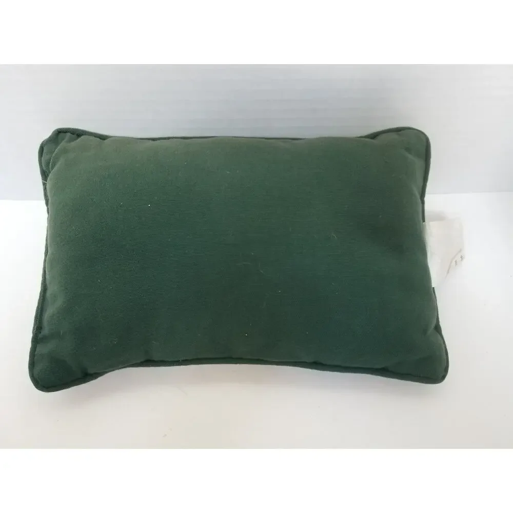Decorative Throw Pillow Grandmother Small Green Floral Tapestry Heart